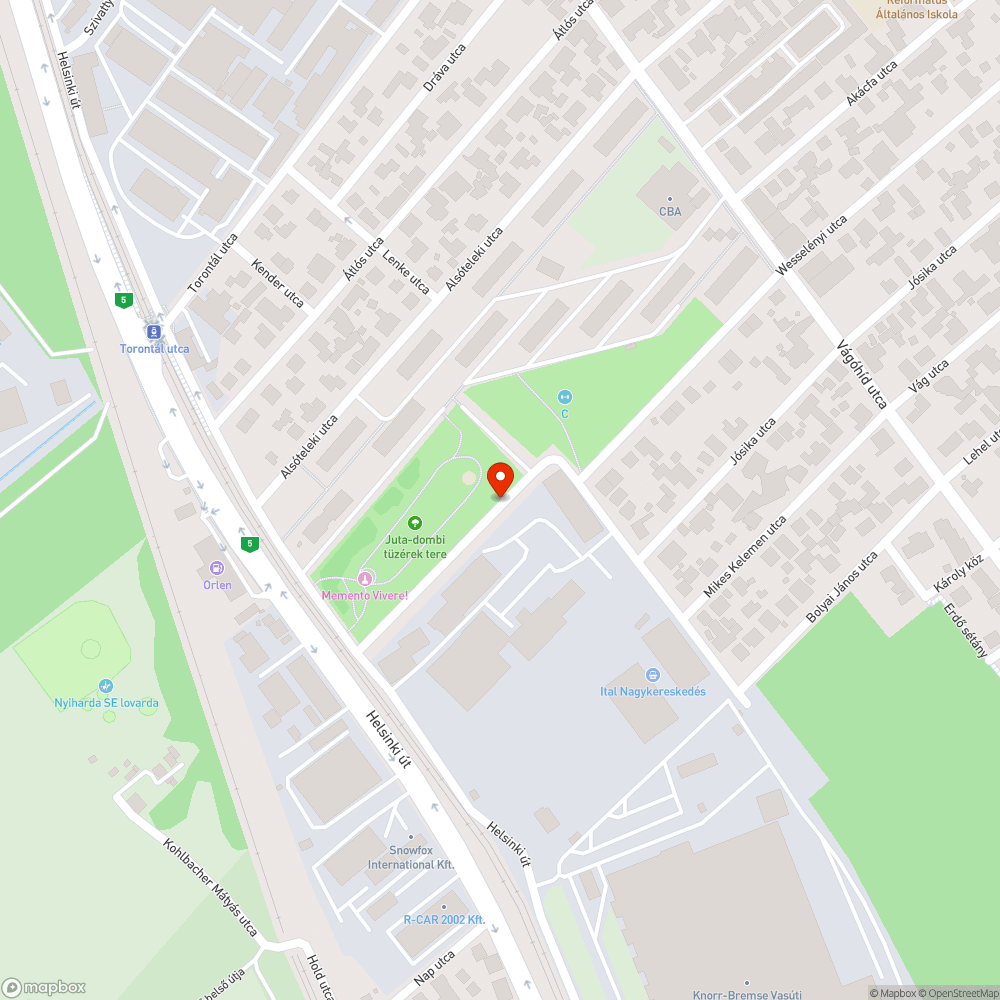 Pesterzsébet szemét bejelentés helye