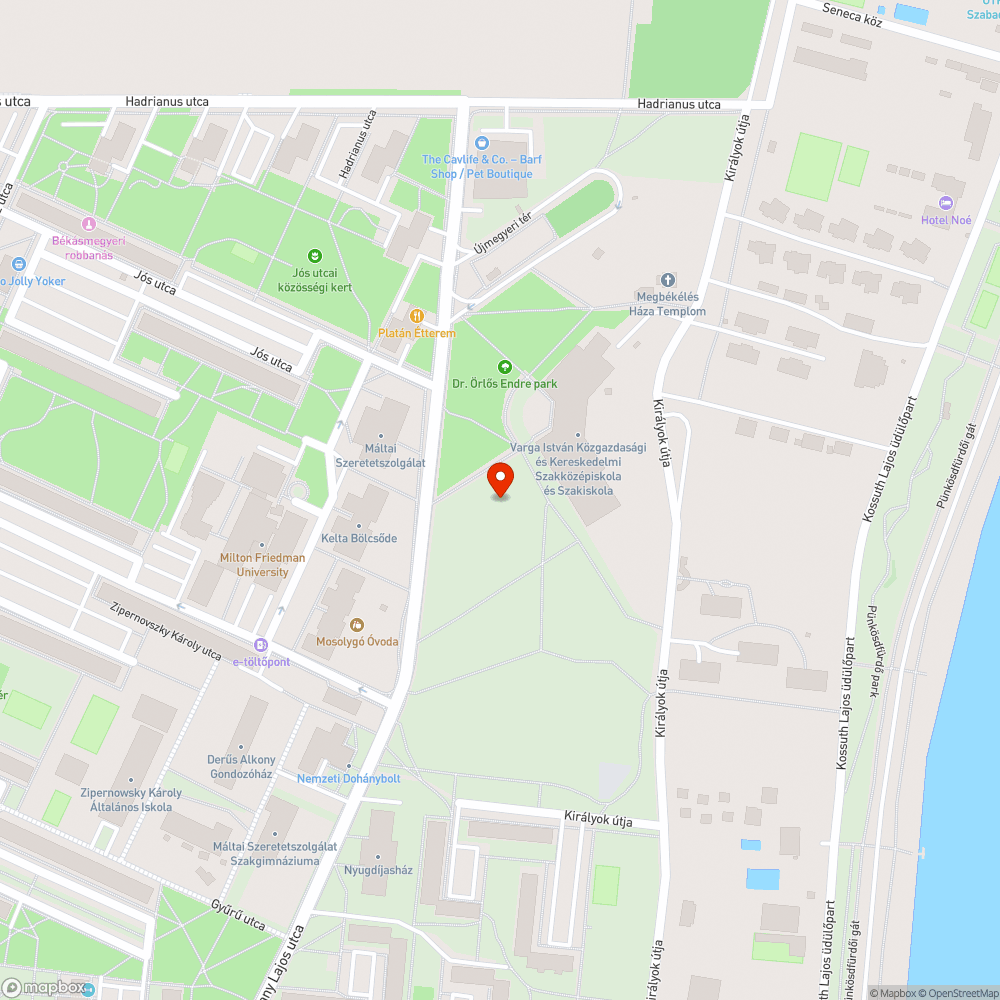 Kidőlt nagy fa bejelentés helye