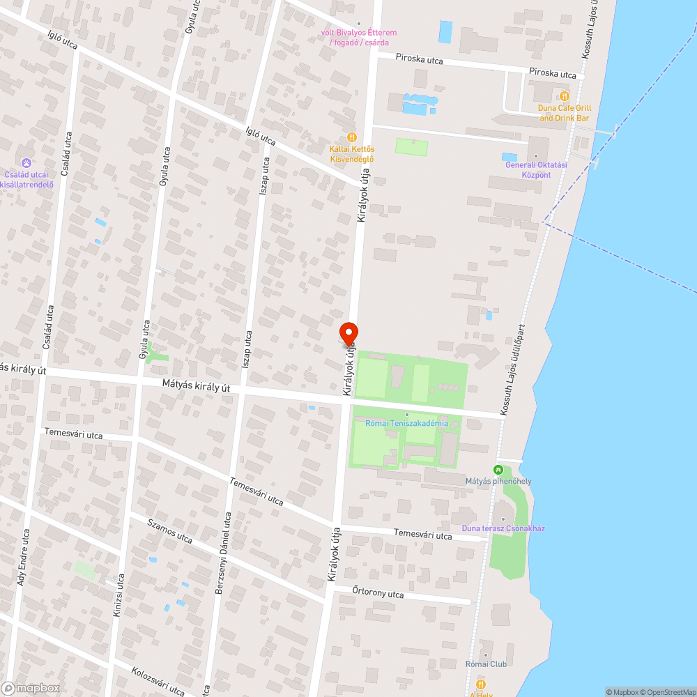 Graffitis buszmegálló bejelentés helye