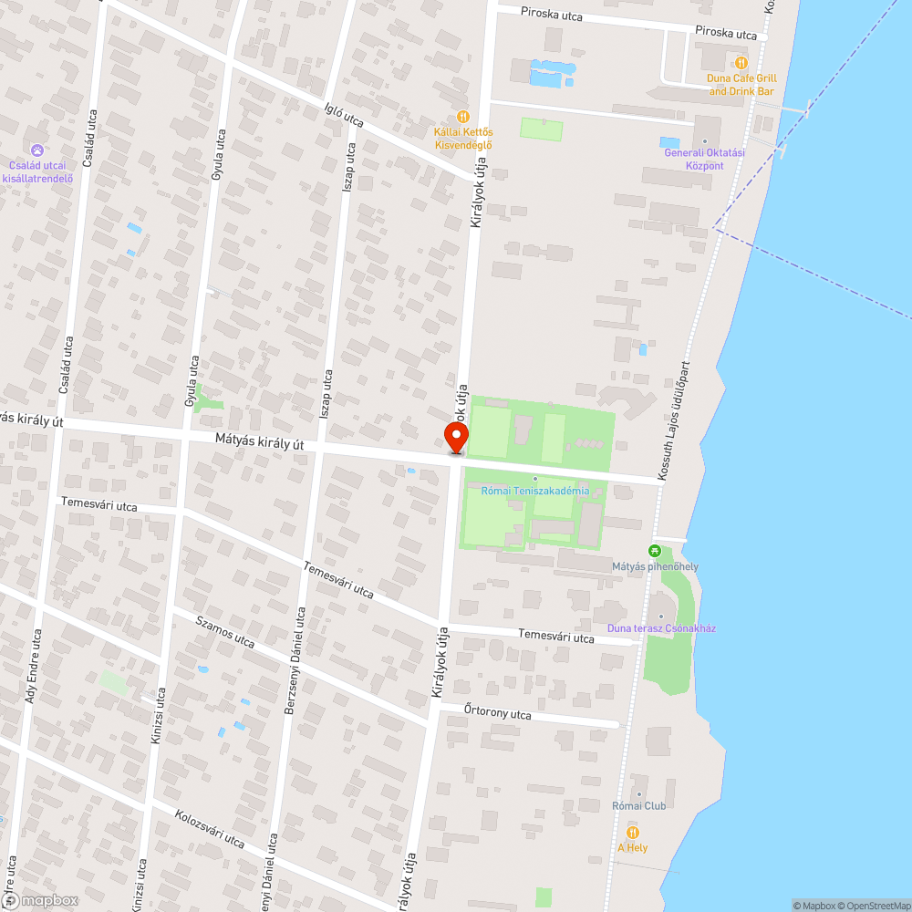 Hiányzó zebra bejelentés helye