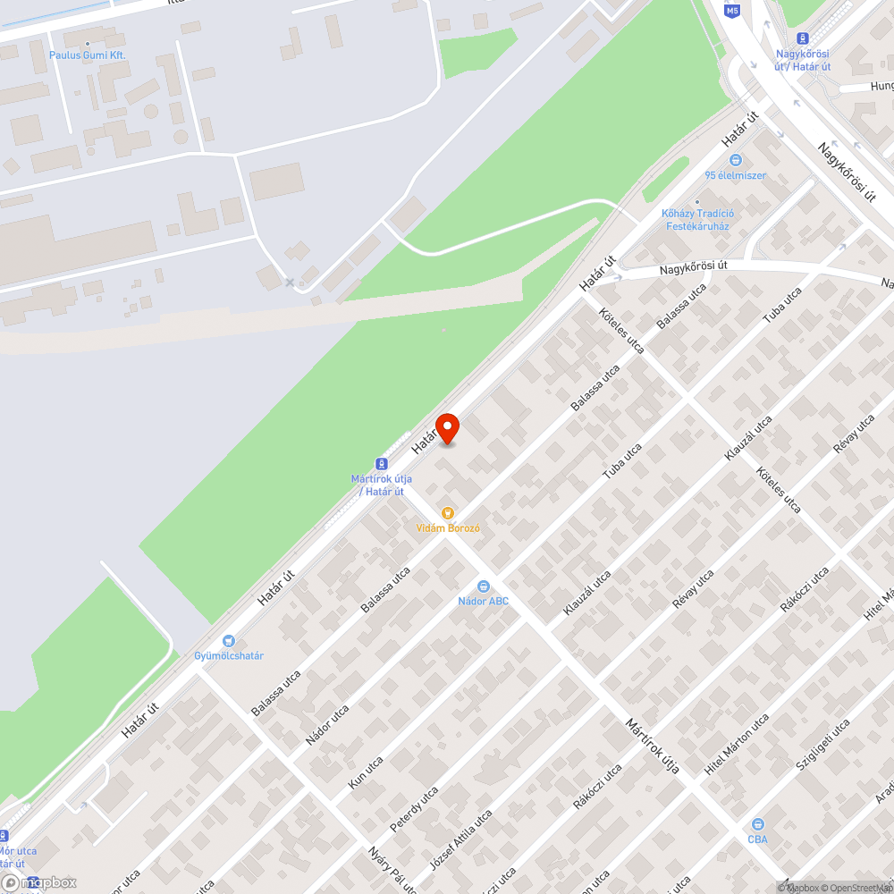 Szétesett Telekom szekrény bejelentés helye