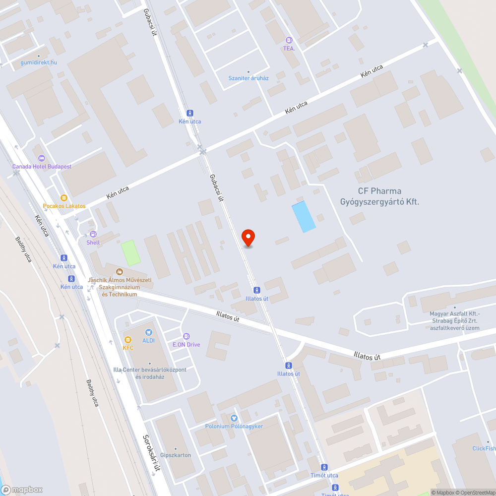 Fedél kiáll a járdából bejelentés helye