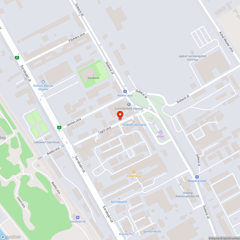 Billegő fedél bejelentés helye