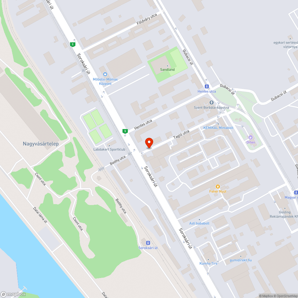 Fedél kiáll a járdából bejelentés helye