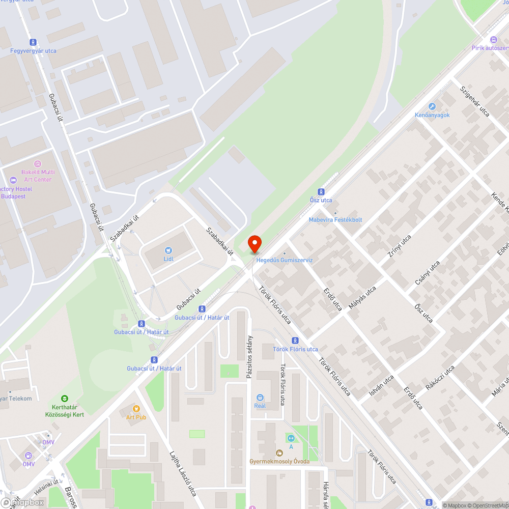 Fedél kiáll a járdából bejelentés helye