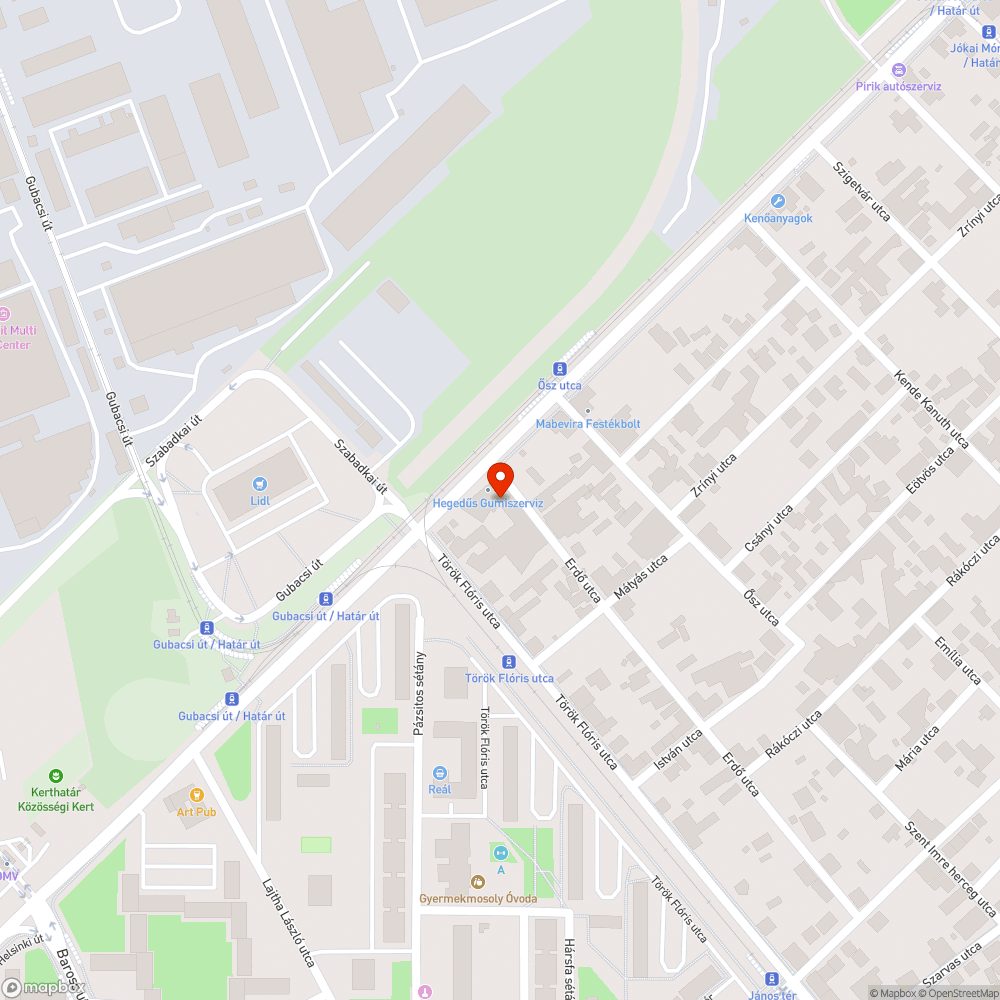 Botlásveszélyes fedlap bejelentés helye