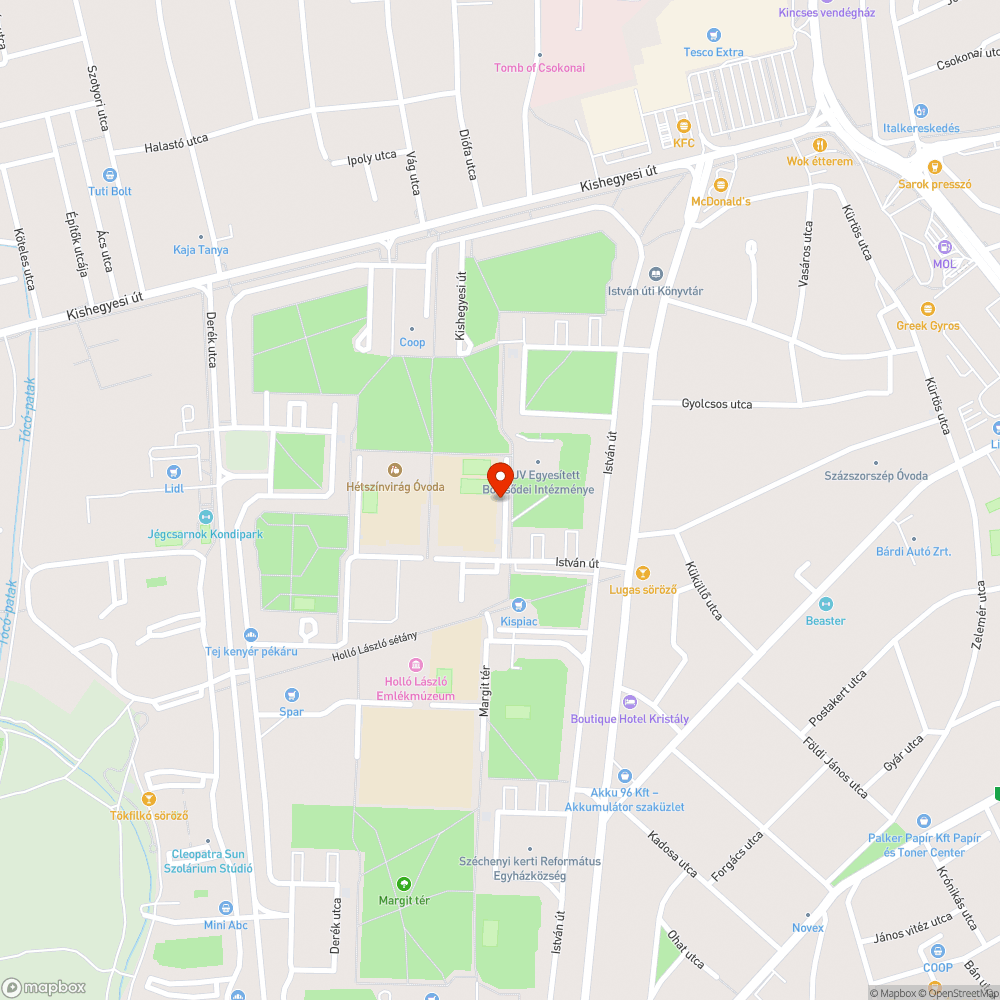 Elhagyott roncs autó bejelentés helye