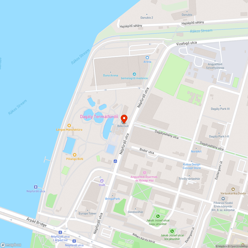 A Béke-kút nem üzemel rendesen bejelentés helye