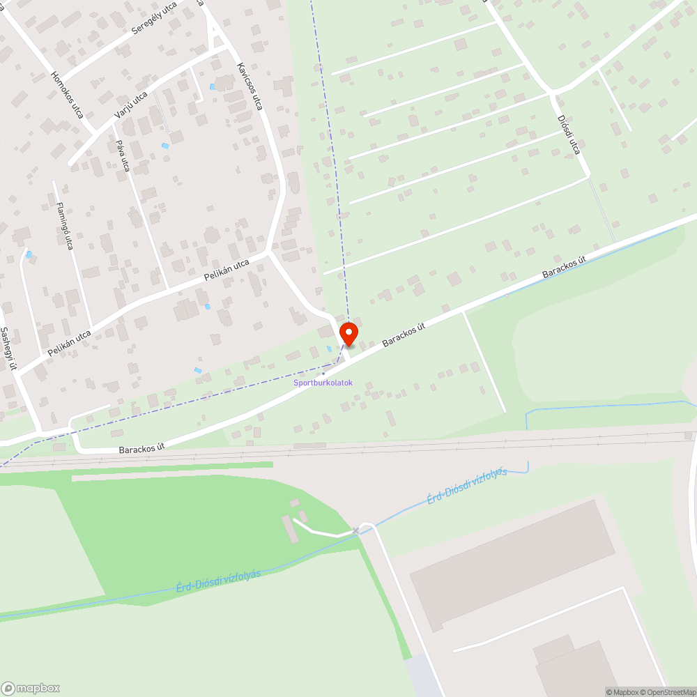 A vihar bemosta a Kavicsos utcát a Barackos útra bejelentés helye