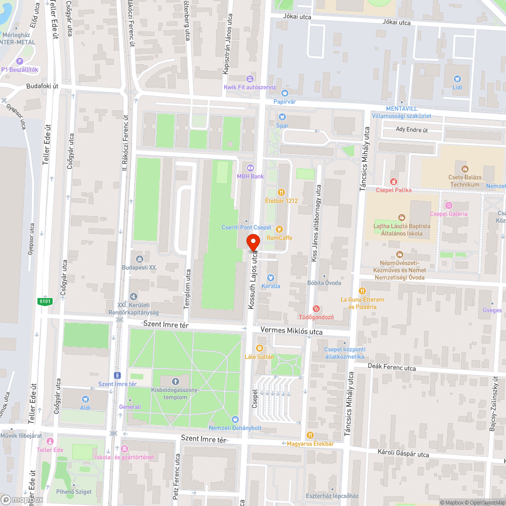 Süllyed az útburkolat. bejelentés helye