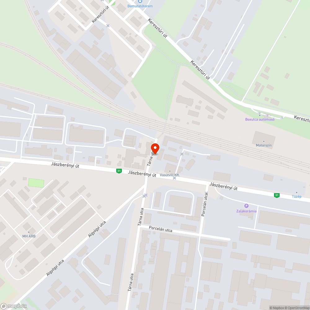 Szemétkupac bejelentés helye