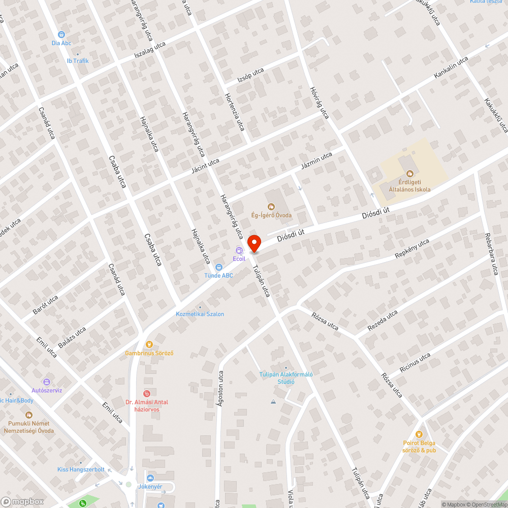 Gyalogosokat veszélyeztető bokor bejelentés helye