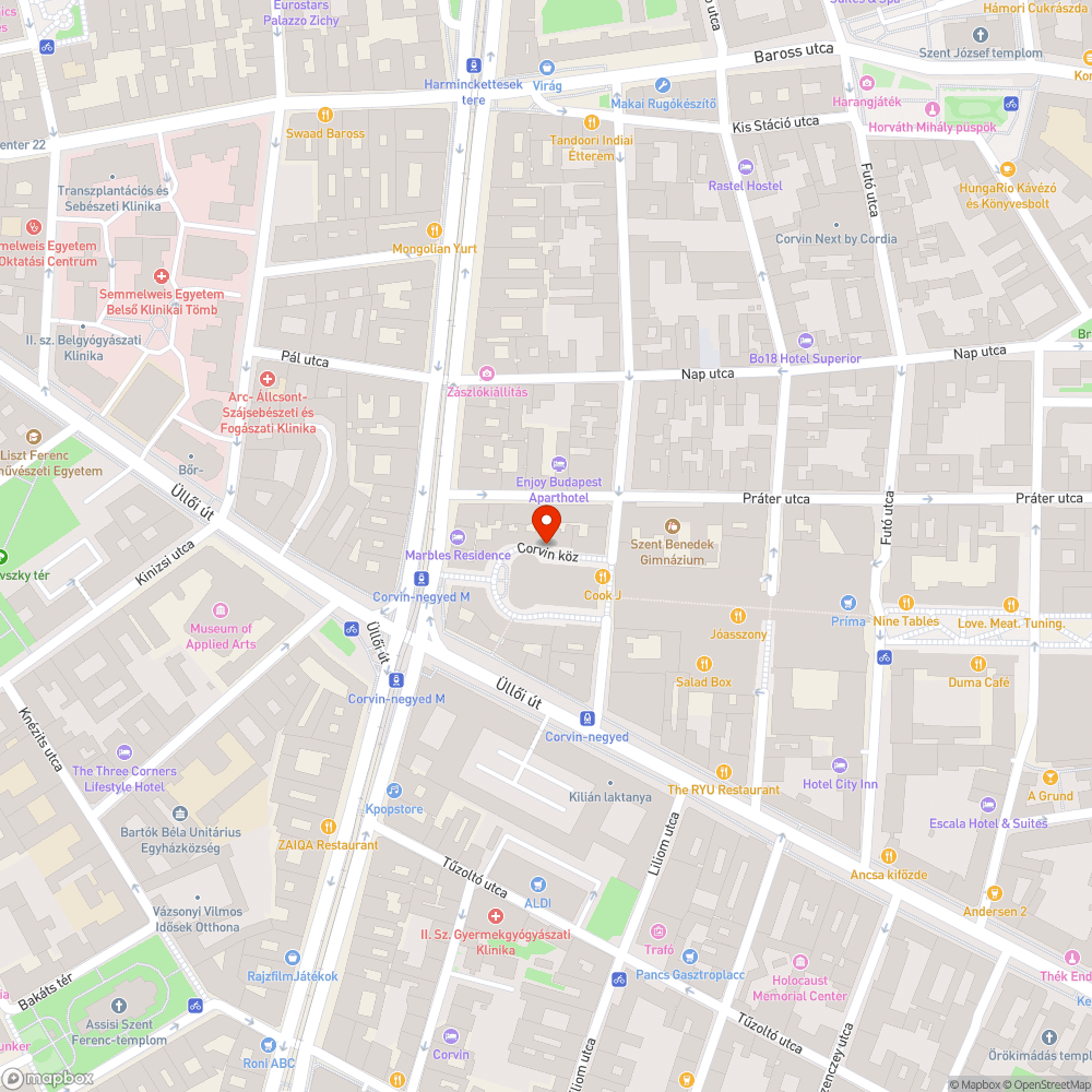 Gusztustalan a Corvin köz bejelentés helye