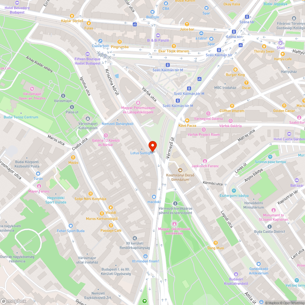 Víz folyik a fedél alól (Széll Kálmán) bejelentés helye