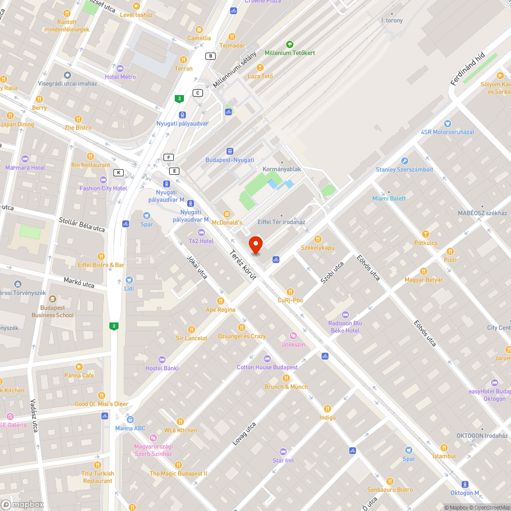 Megrongált telefonfülke 2. bejelentés helye