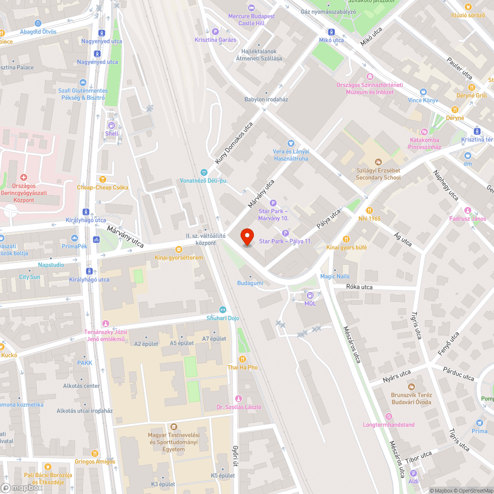 Aszfaltozatlan járda bejelentés helye