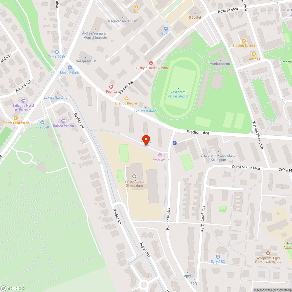 Elhagyott jármű a Vetési mellett bejelentés helye