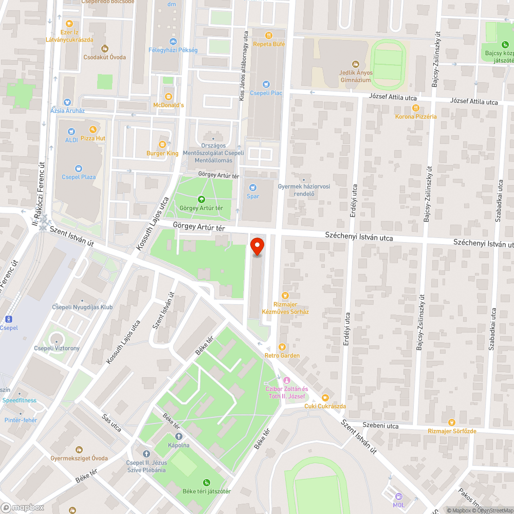 Megrongálódott kábelezés bejelentés helye