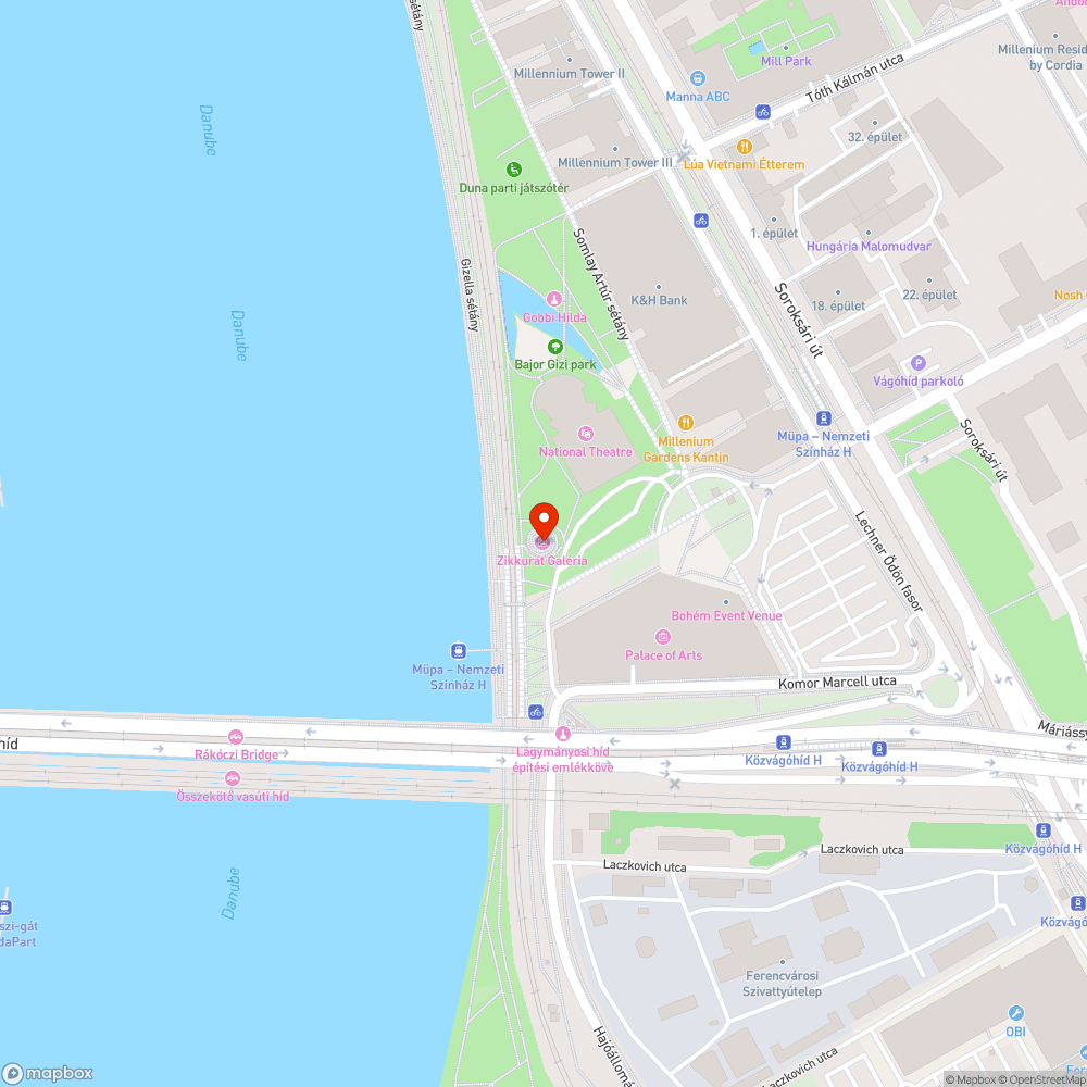 Zikkurat bejelentés helye