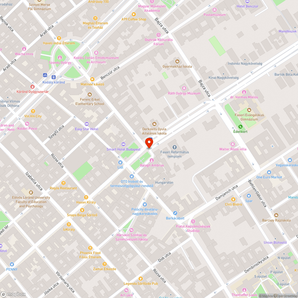 Szemét a Lövöldén bejelentés helye