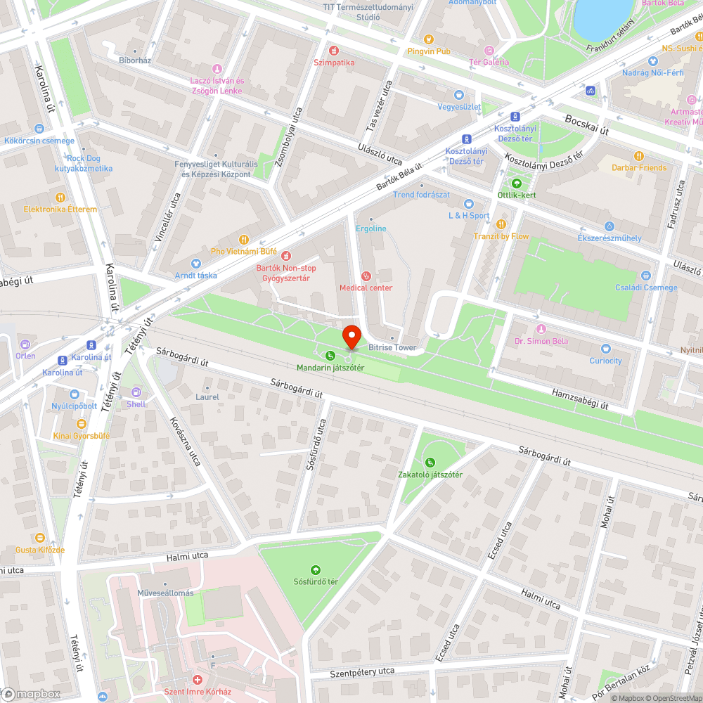 Életveszélyes játszótér kijárat bejelentés helye