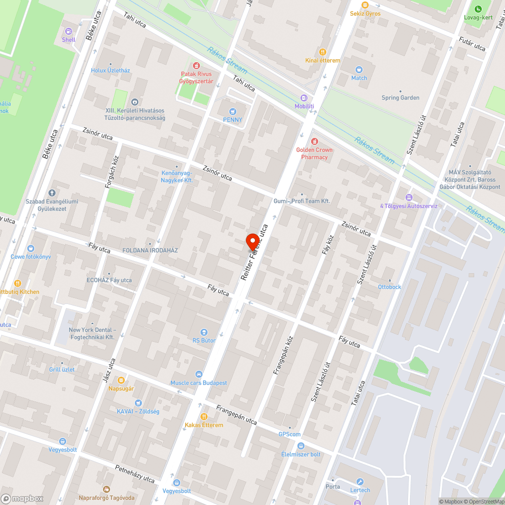 Üres oszlop bejelentés helye