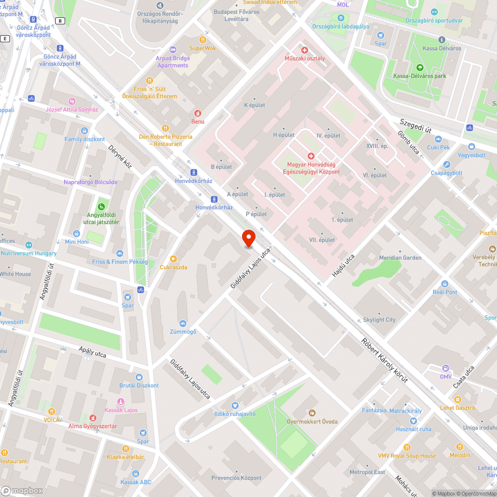 Elvándorolt utcatábla bejelentés helye