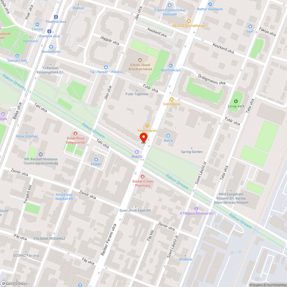 Rozsdás, firkás postaláda bejelentés helye