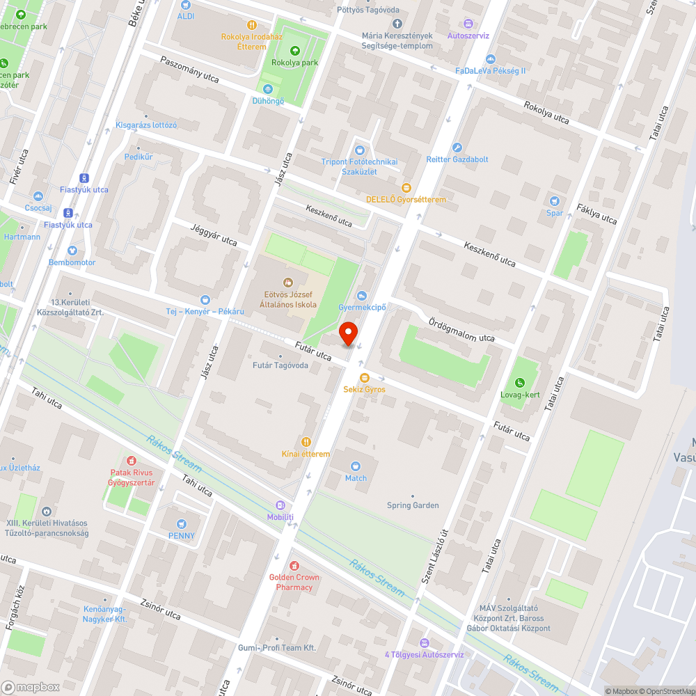 Graffitis szekrény bejelentés helye