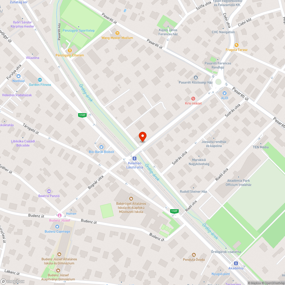 Szemetes buszmegálló bejelentés helye