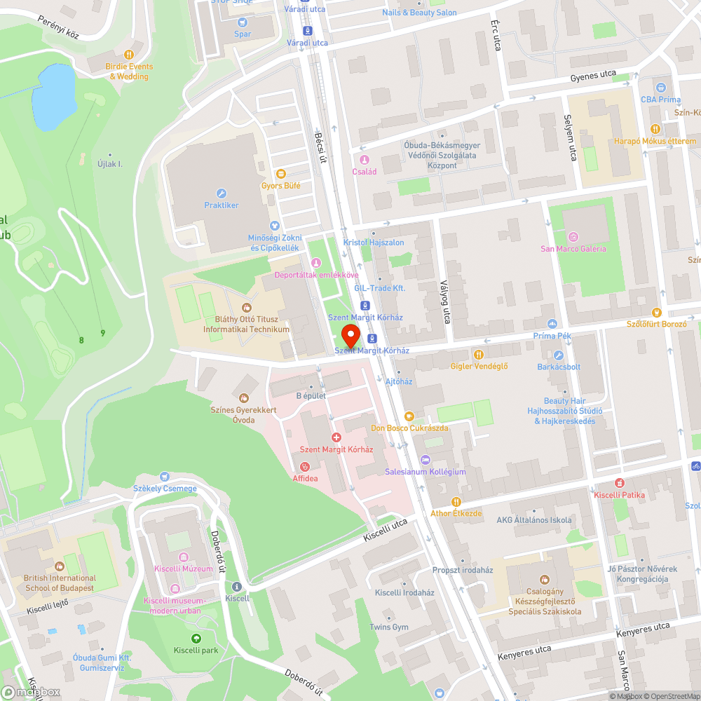 Palack a lámpán bejelentés helye