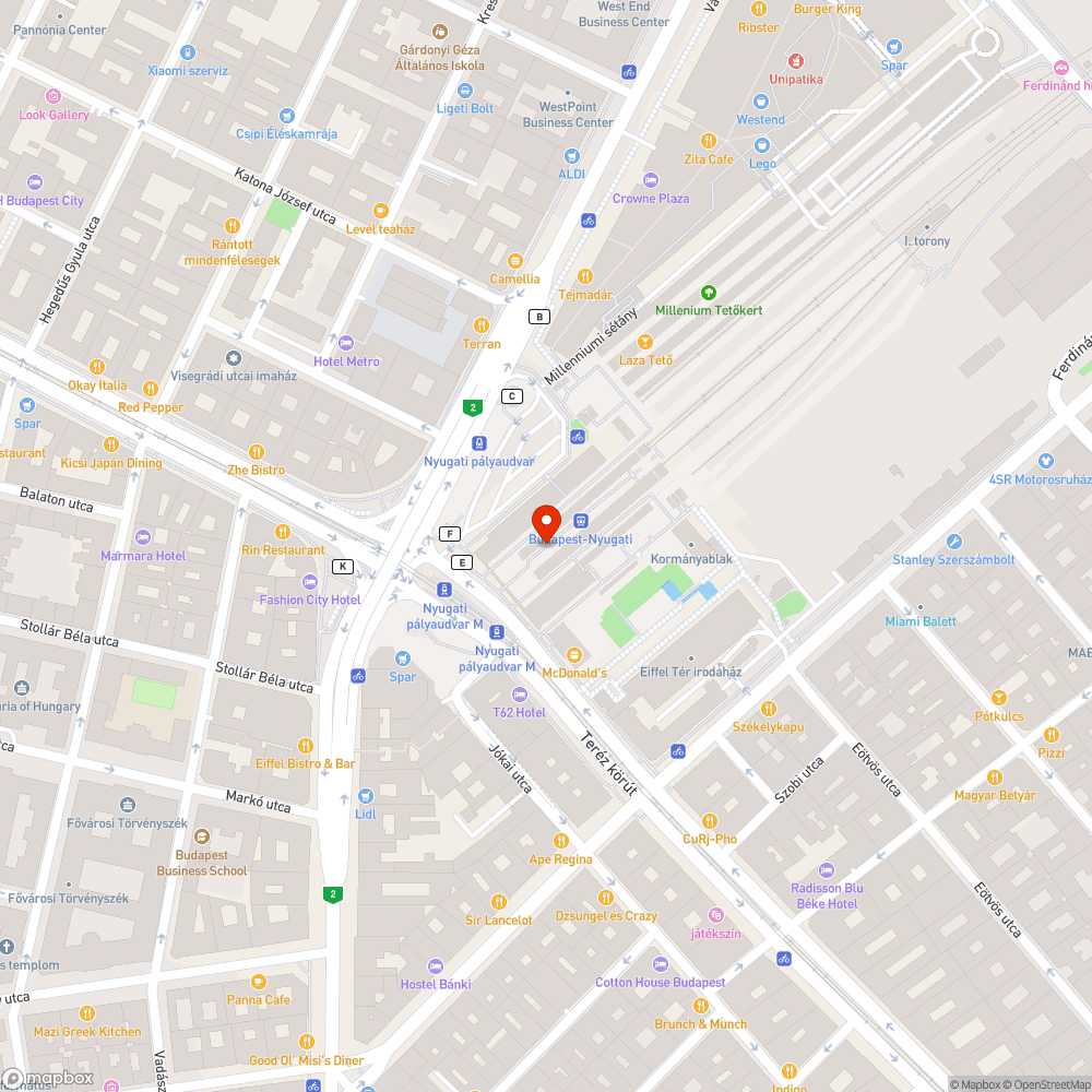 Nem működő okospadok - Nyugati pu. bejelentés helye