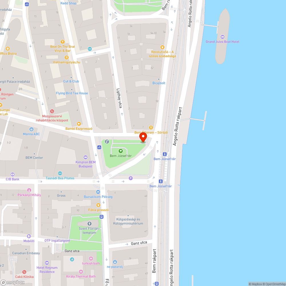 Eldugult csatorna (?) bejelentés helye