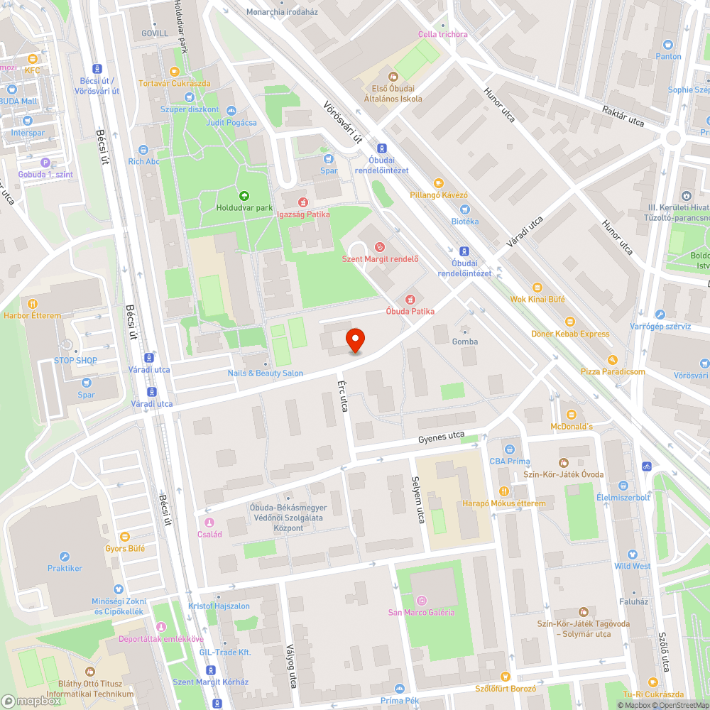 Gazos a kormányhivatal melletti terület bejelentés helye