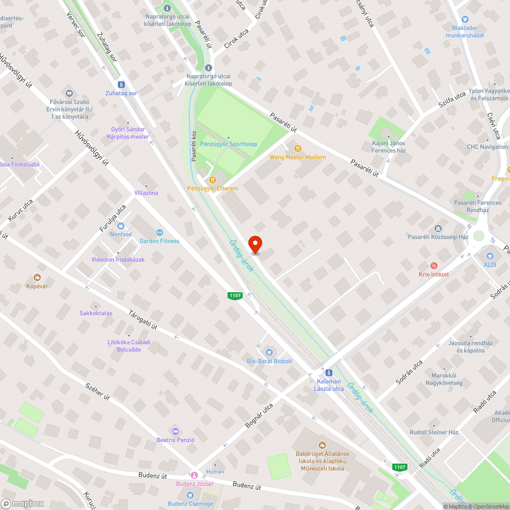 Lezárt gyalogos híd bejelentés helye