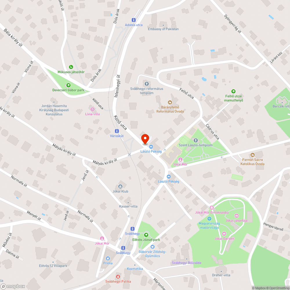 Meghibásodott jelzőlámpa bejelentés helye