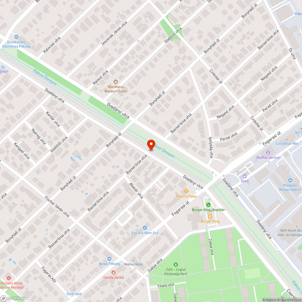 Szemétből forgalmi akadály bejelentés helye