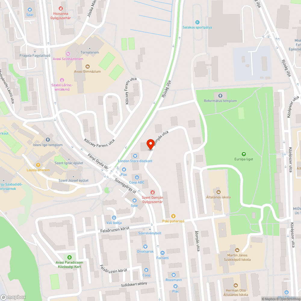 Óriási kátyú bejelentés helye