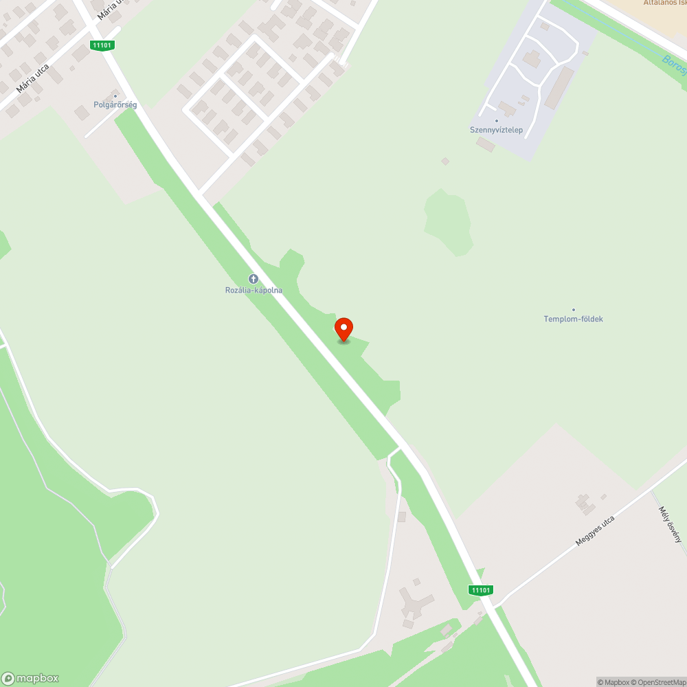 Sitt az út mellett bejelentés helye