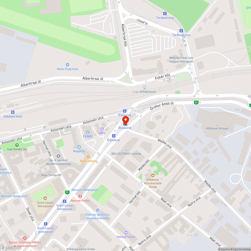 Kint maradt terelőtáblák bejelentés helye