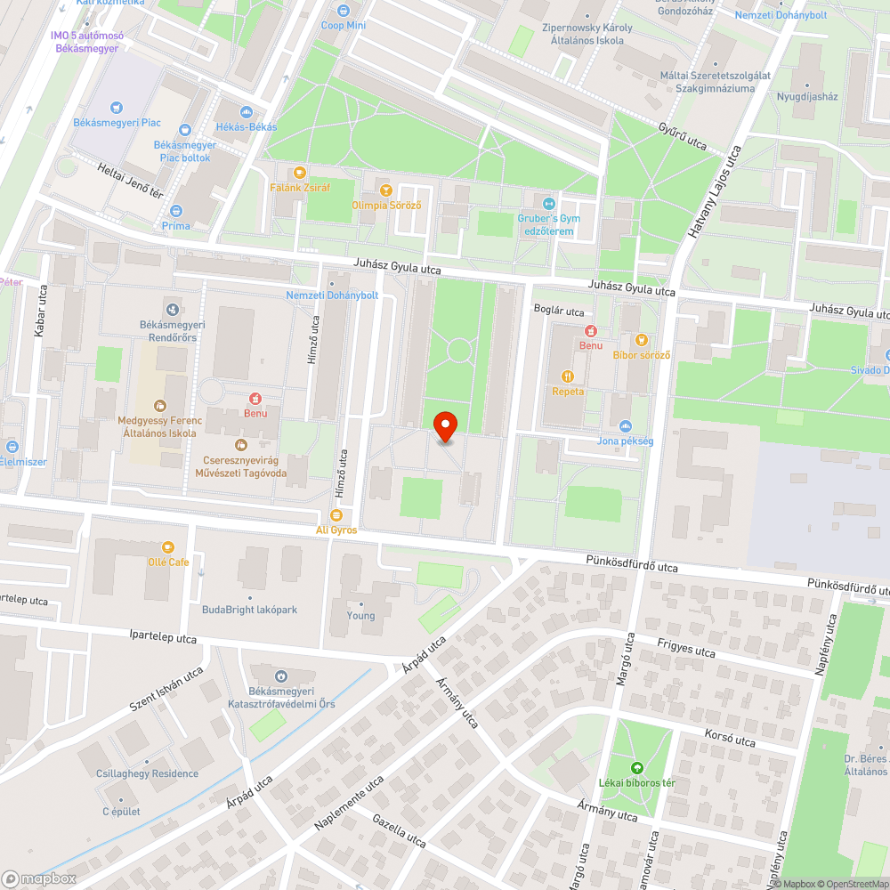 Hiányzó járda bejelentés helye