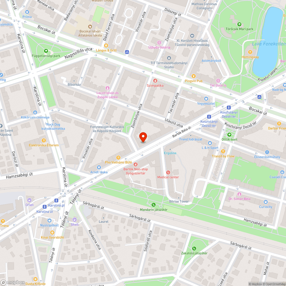 Szemétlerakat a Bartókon bejelentés helye