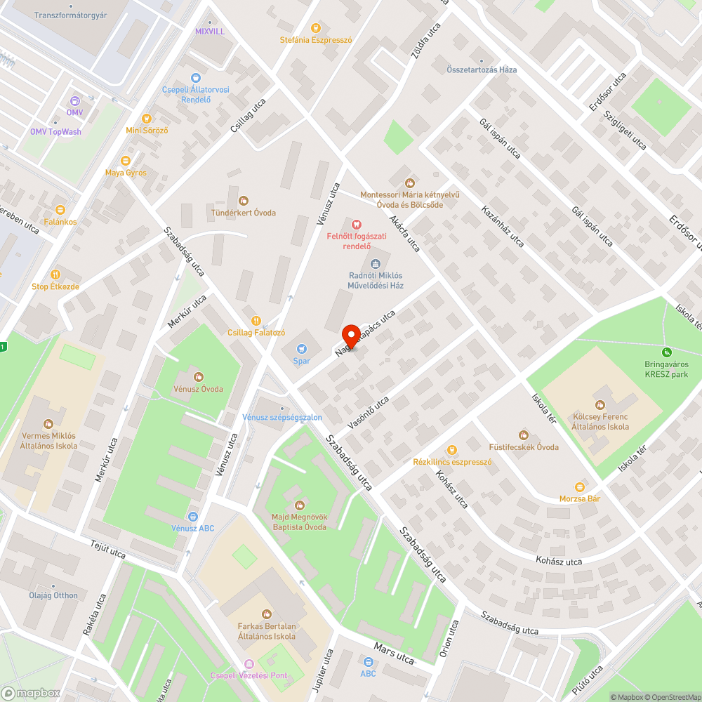 Kiállo fedél bejelentés helye