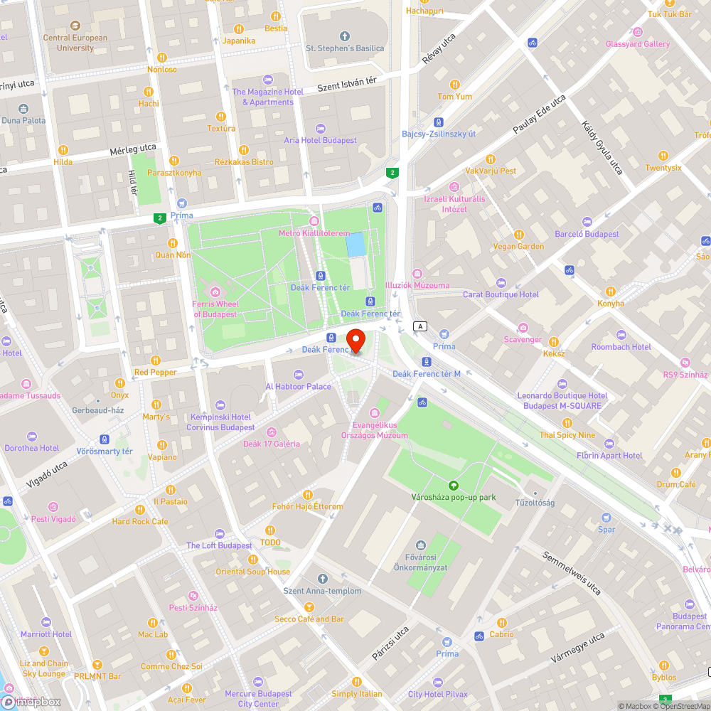 Deák Ferenc téren nem jár az óra bejelentés helye