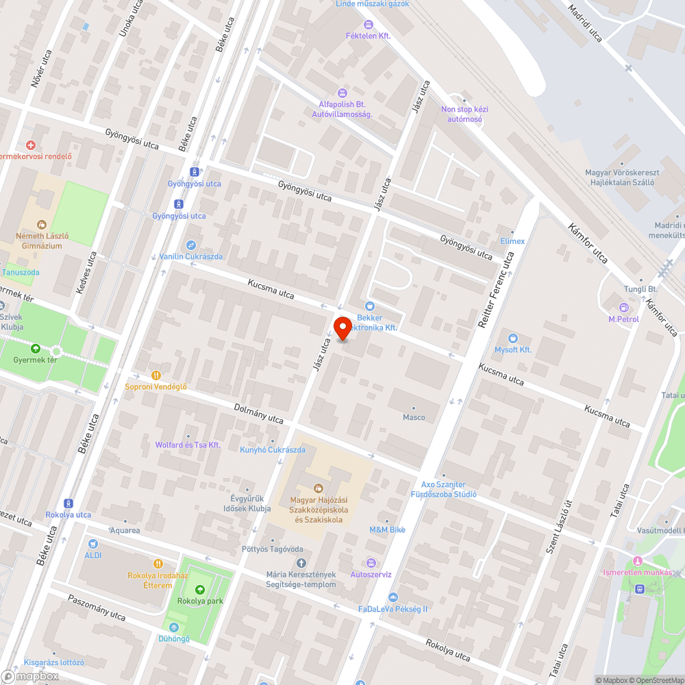 Kiszàradt fa bejelentés helye