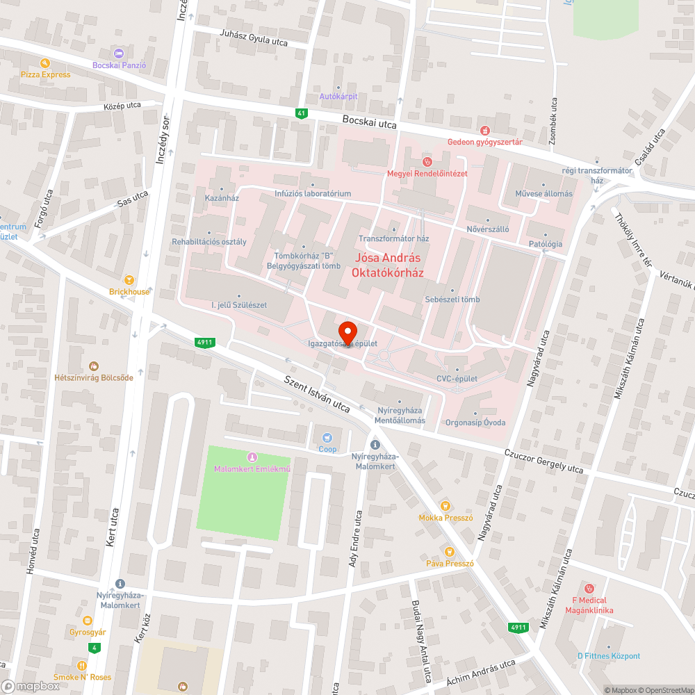 A kórház környezete és a belső udvara is szemetes bejelentés helye