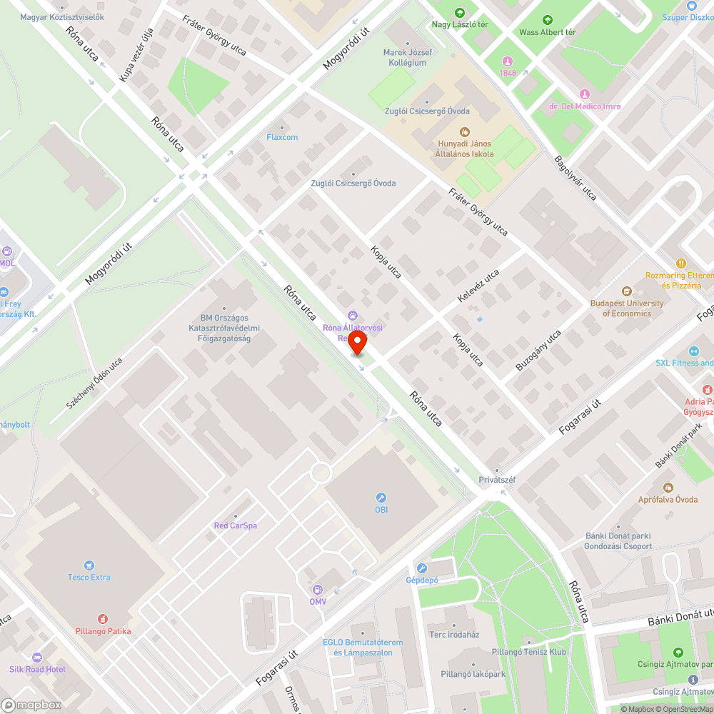 Elhagyott roncs bejelentés helye