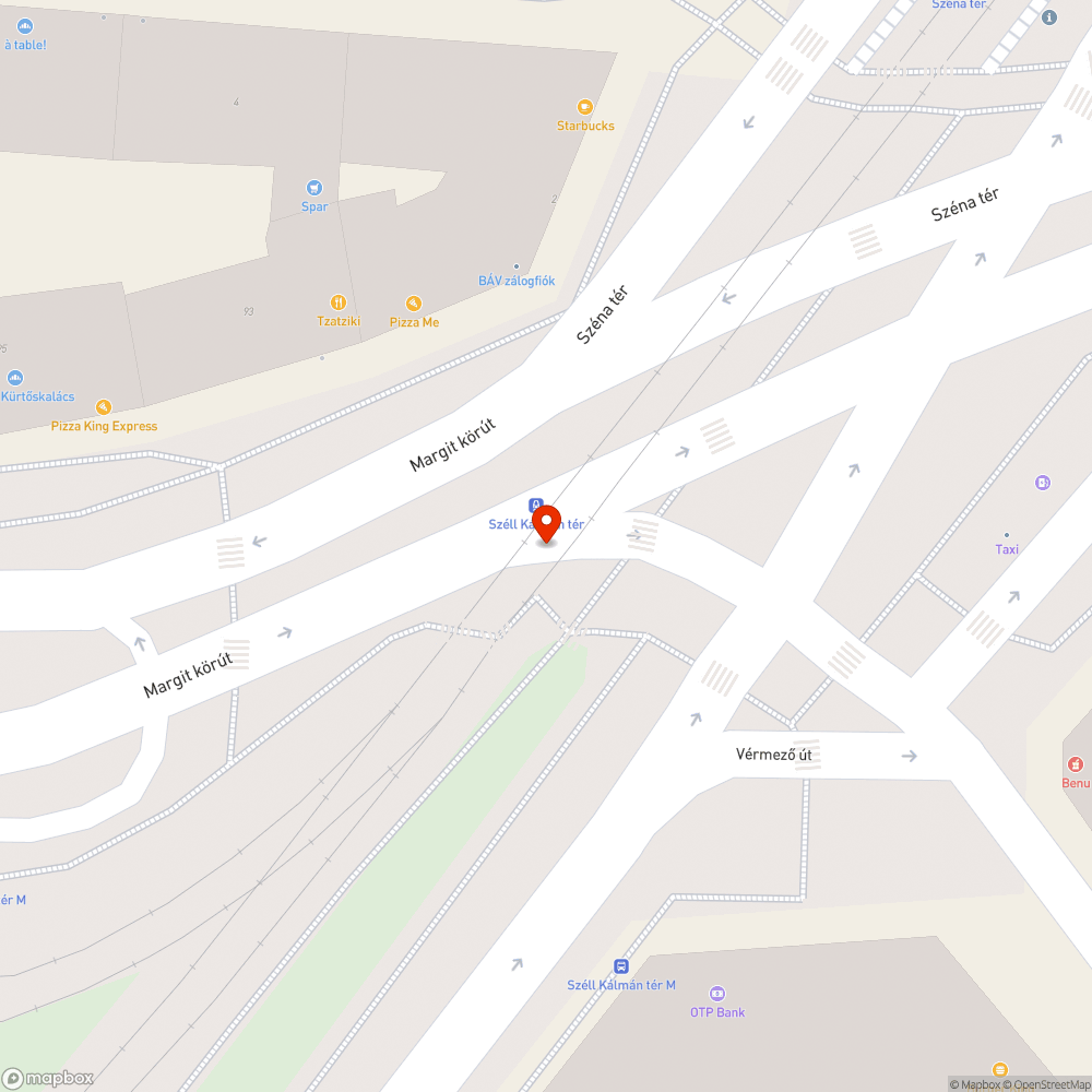 A Széll Kálmán téri szemetesedények bejelentés helye