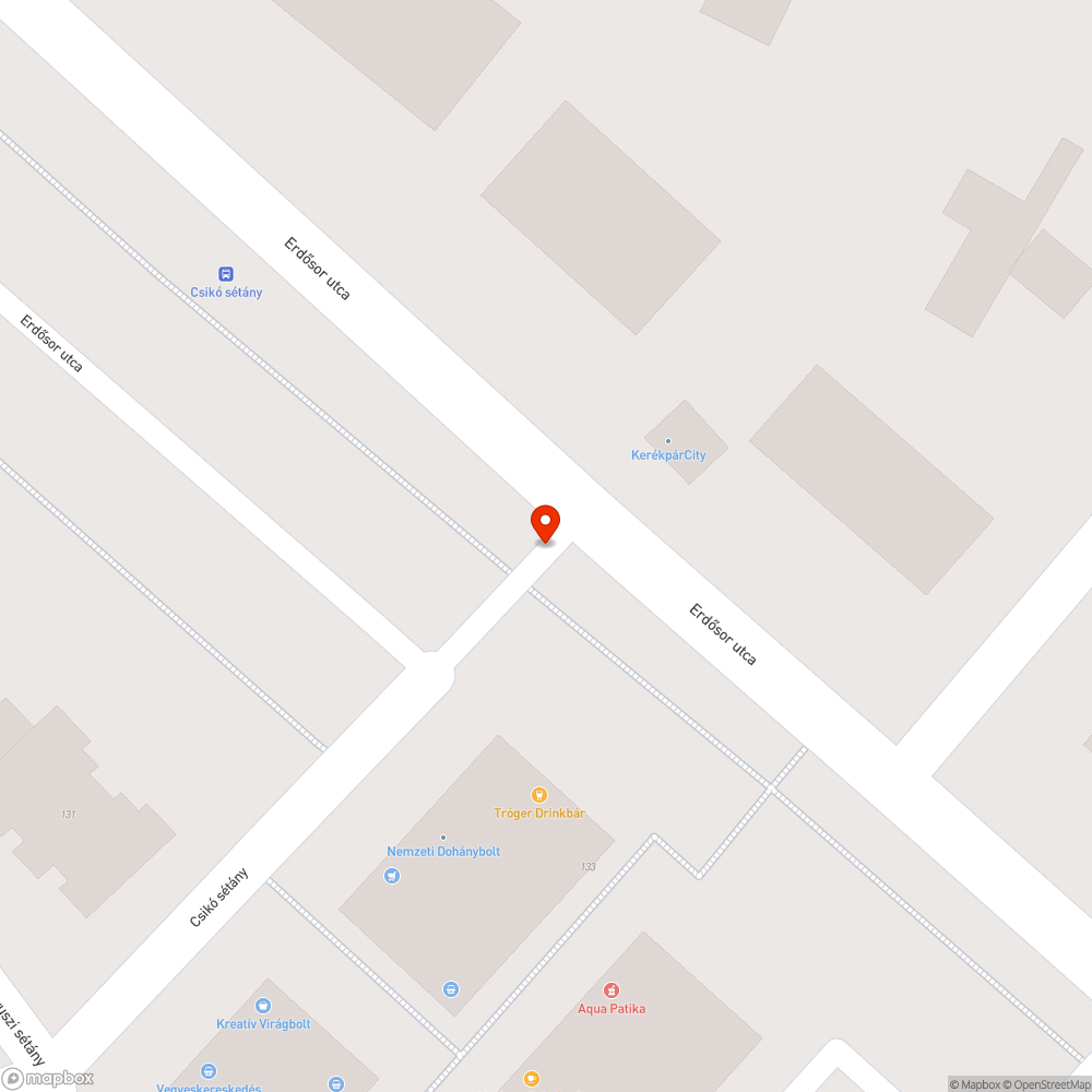 Széttört tábla bejelentés helye