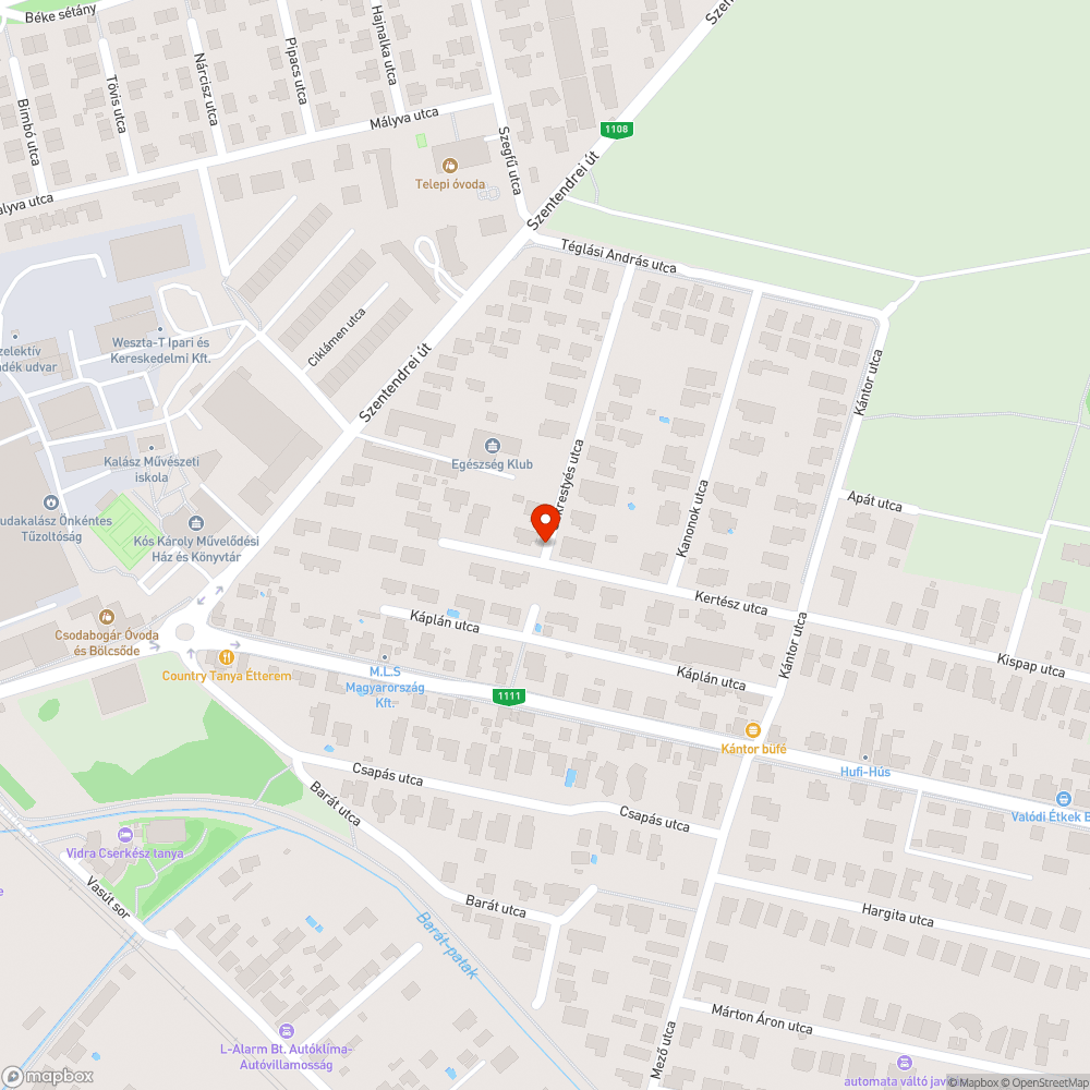 Hiányzó zsákutca tábla bejelentés helye